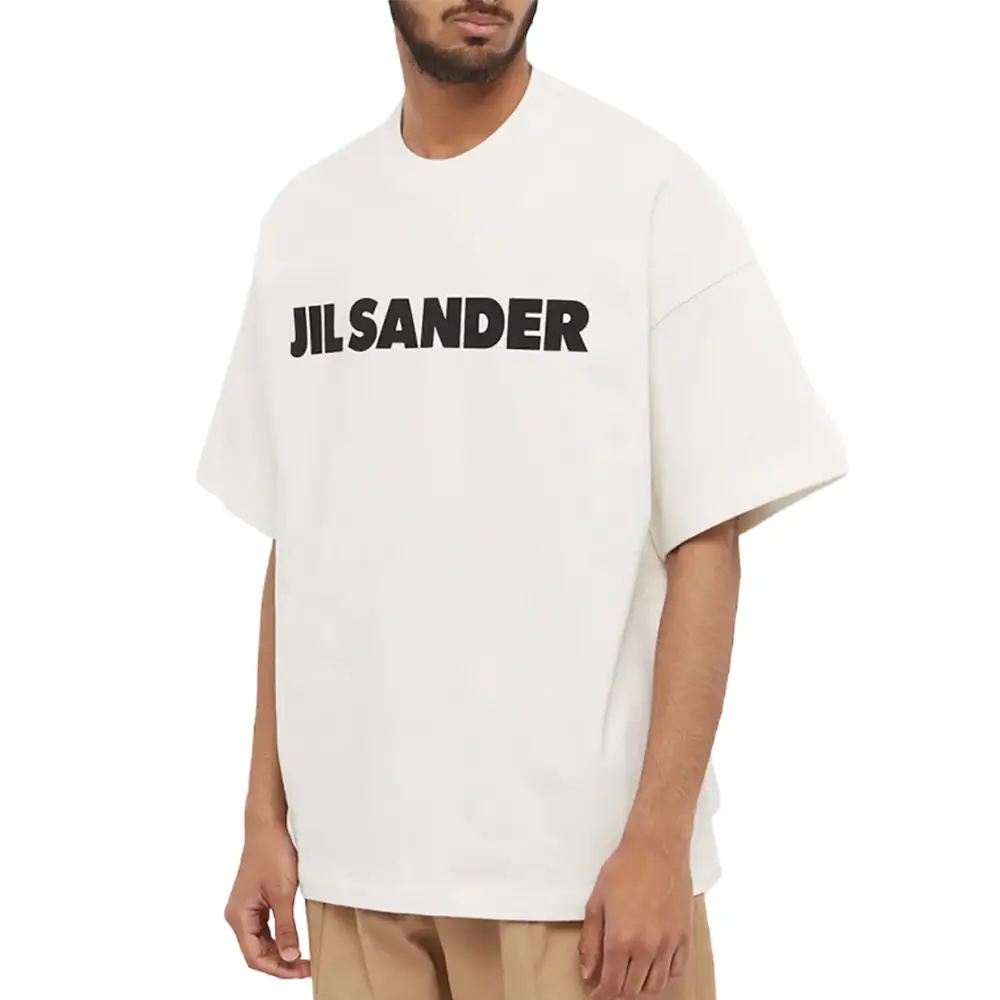 Tシャツ・カットソー Jil Sander SS25 Basic t-shirt (J22GC0195J20244 102) T-SHIRT CN SS | JIL SANDER(ジルサンダー) / トップス