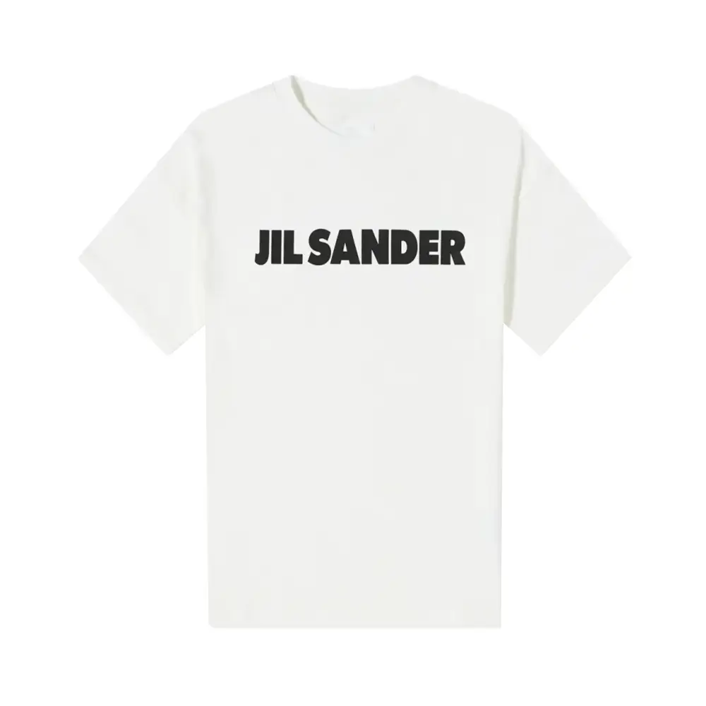 Jil Sander Logo Print T-Shirt White Men – voilà.id