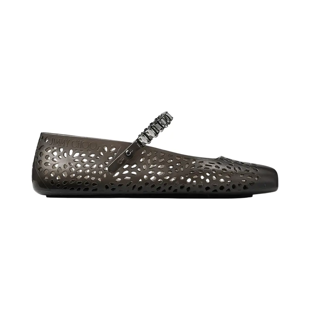 Jimmy Choo The Jelly Ballerina Flats with Crystal