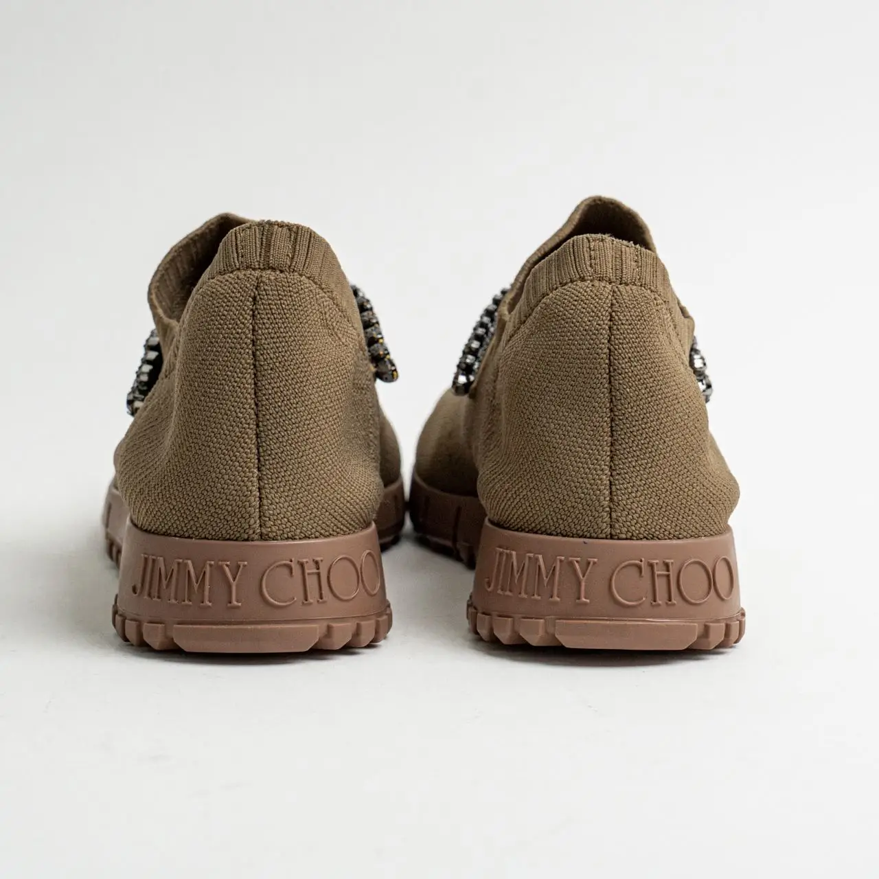 Jimmy Choo Verona Crystal Sneakers Taupe – voilà.id