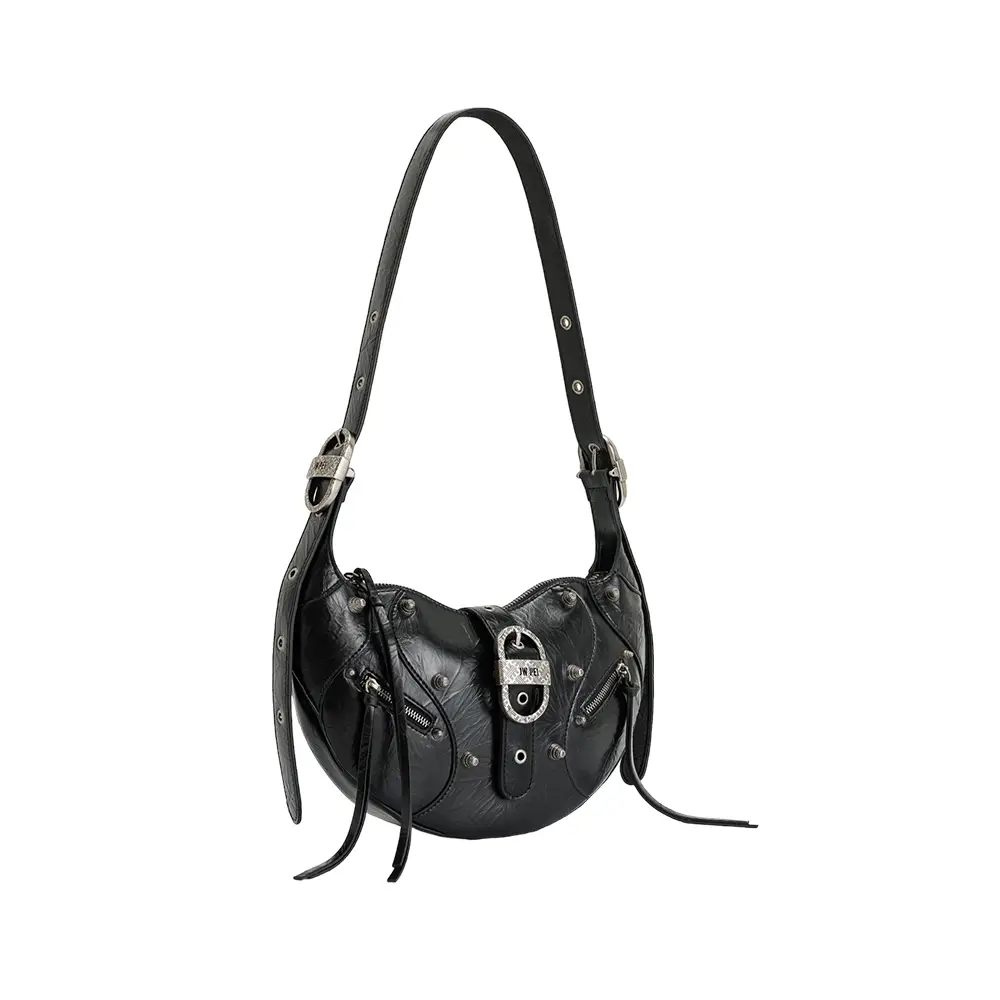 JW PEI Tessa Crushed Shoulder Bag Black – voilà.id