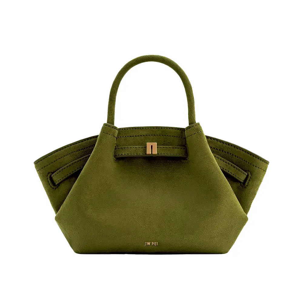 Donnain Bag Hana Mini Faux Suede Tote Bag - Black | Parallel Jw