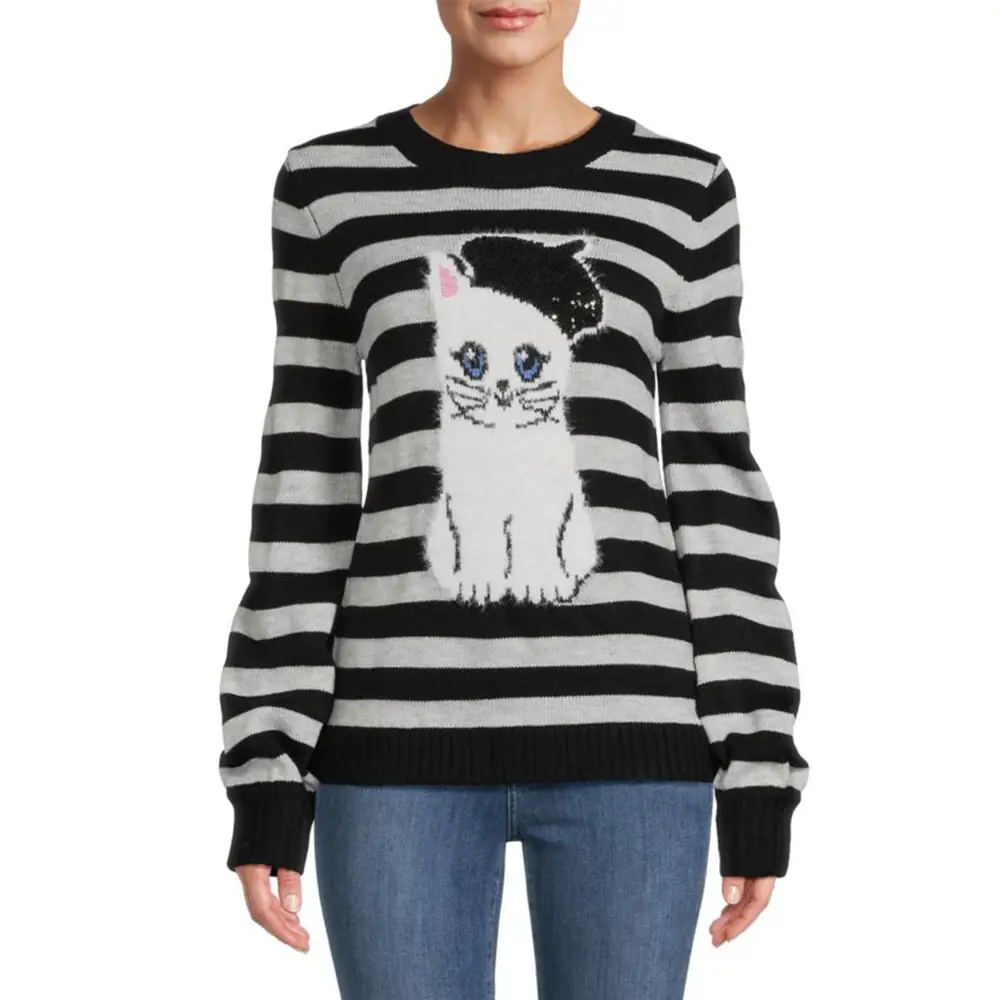 Karl lagerfeld cat sweater deals