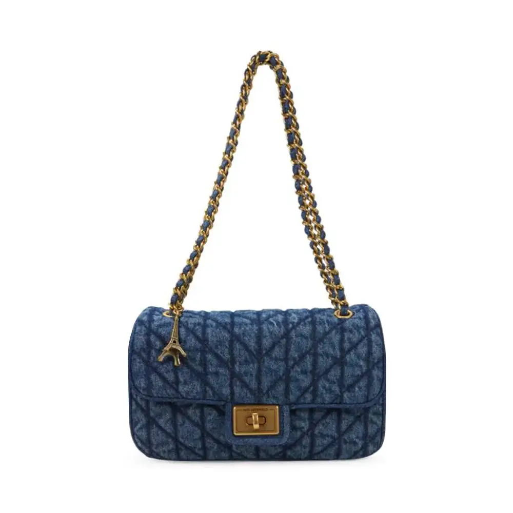 Agyness Quilted Leather Tote sold BagnnKARL LAGERFELD PARIS