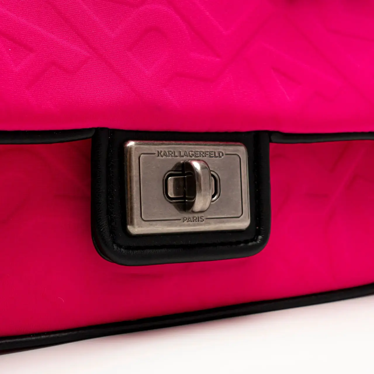 Karl Lagerfeld Paris Agyness Neoprene Embossed Shoulder Bag