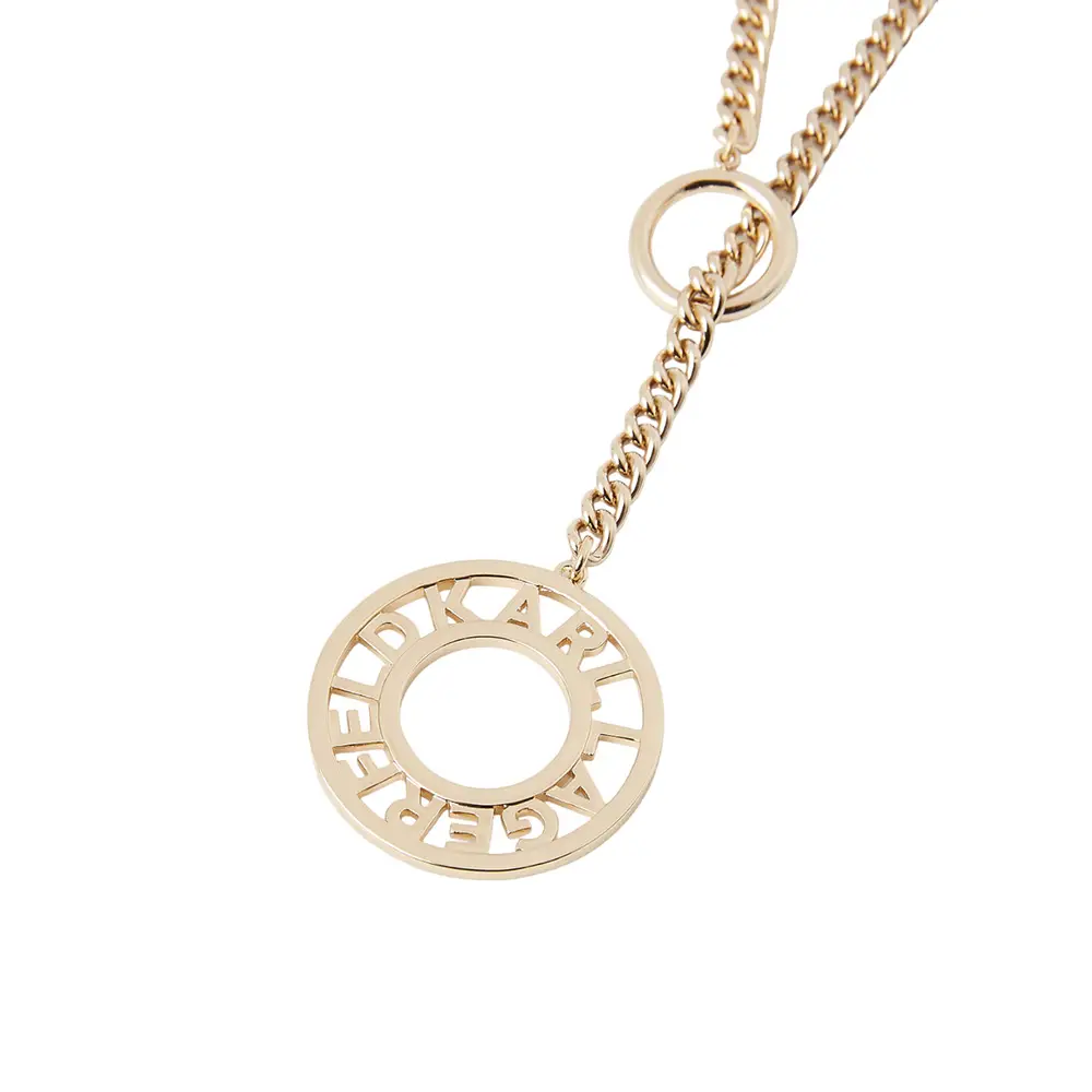 ネックレス・ペンダント KARL LAGERFELD K/CIRCLE LOGO ARCHIVE NECKLACE KARL LAGERFELD K/CIRCLE LOGO ARCHIVE NECKLACE
