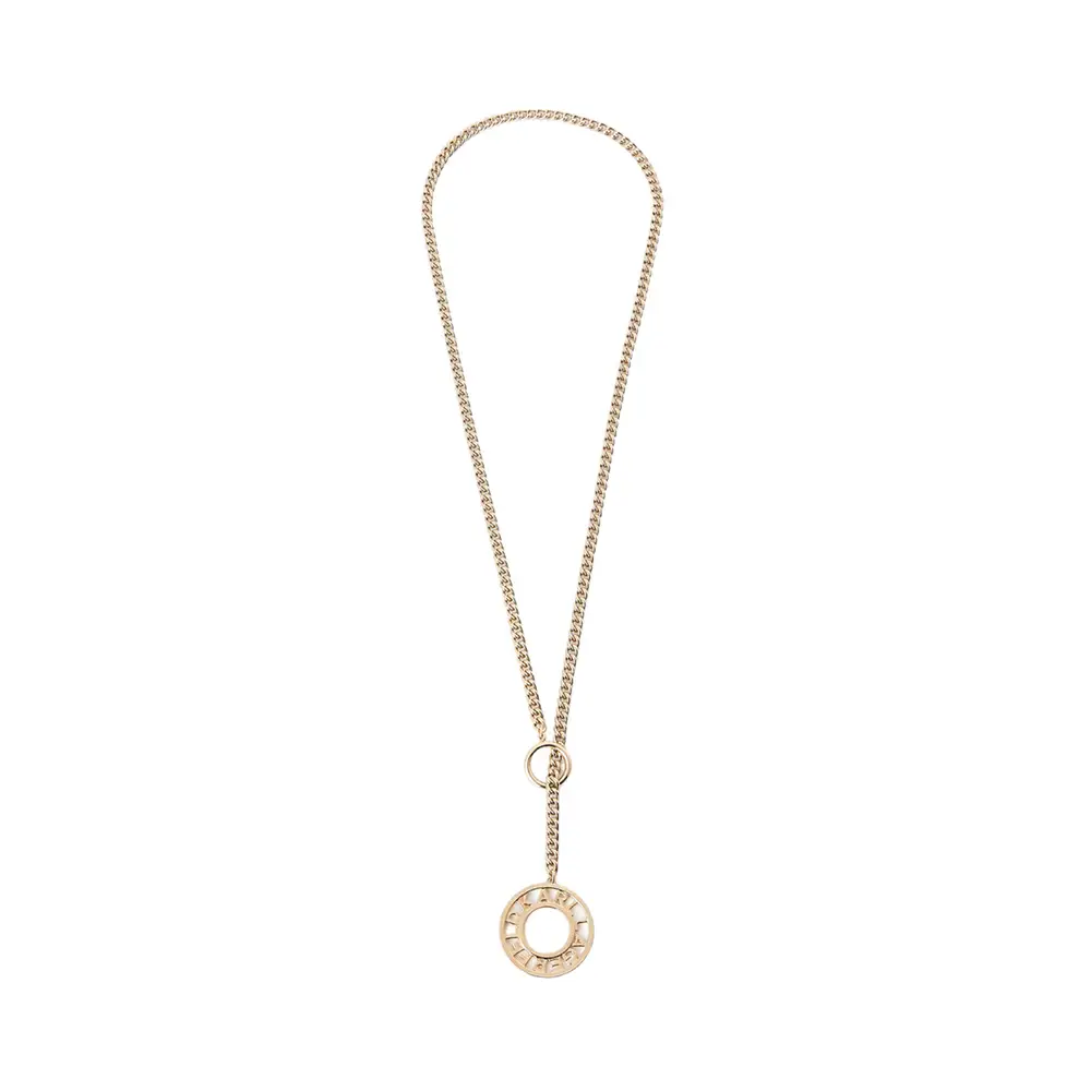 ネックレス・ペンダント KARL LAGERFELD K/CIRCLE LOGO ARCHIVE NECKLACE KARL LAGERFELD K/Circle Logo Archive Necklace in Gold | endource