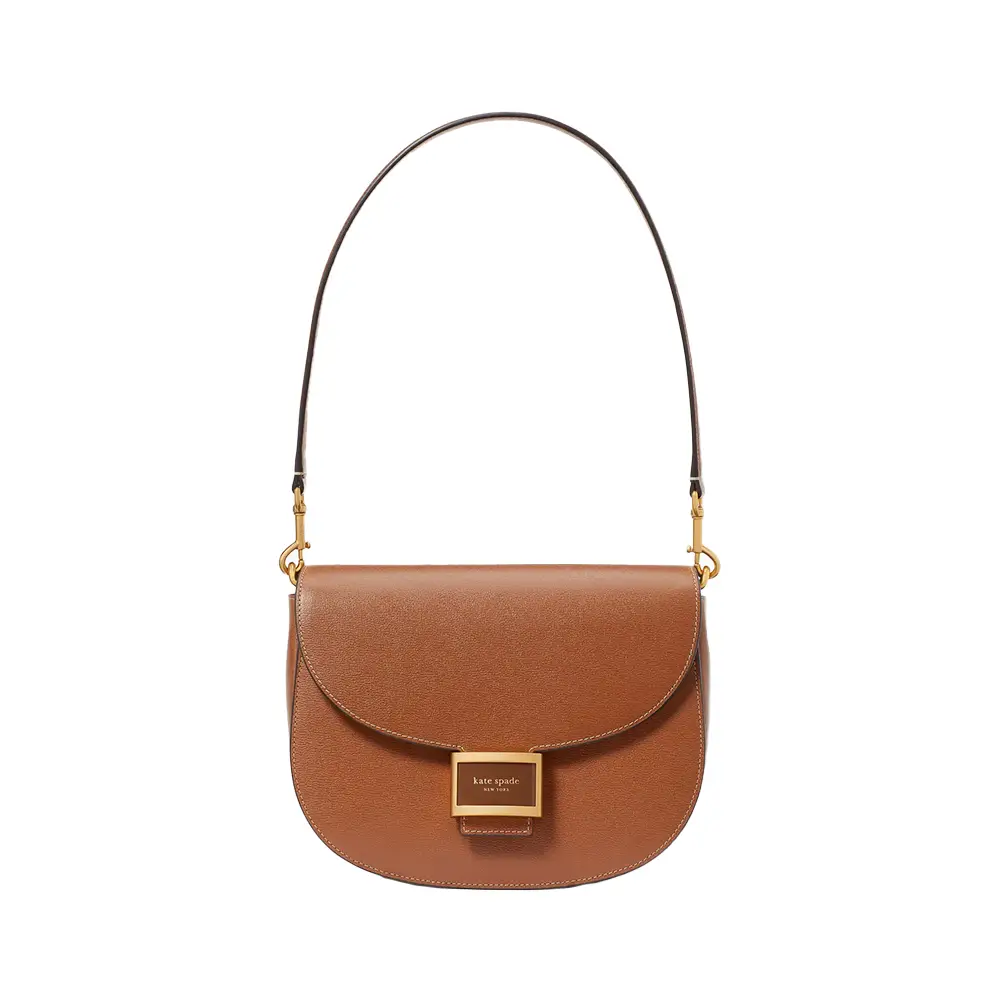 Kate Spade Katy Convertible Saddle Bag Allspice Cake – voilà.id
