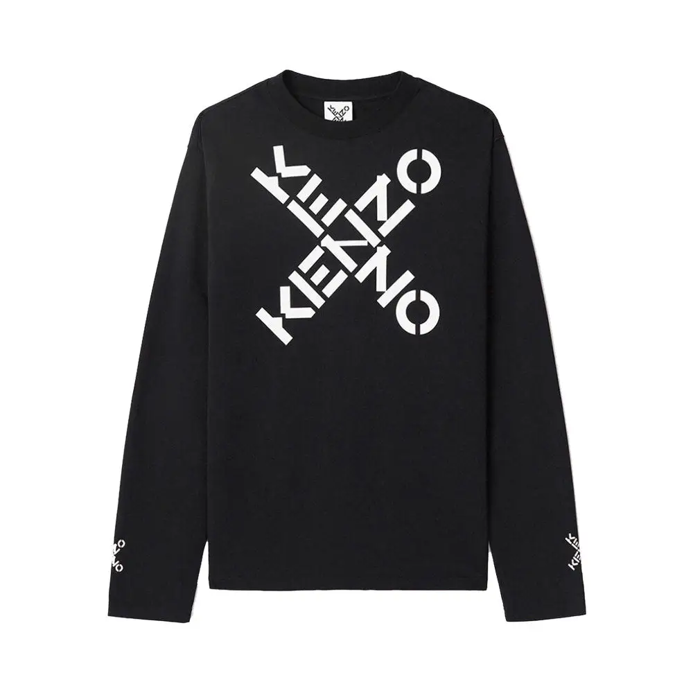 KENZO Sport Big X ロンT ロングスリーブ XL ブラック 黒 KENZO Sport Big X ロンT ロングスリーブ XL ブラック 黒 - メルカリ