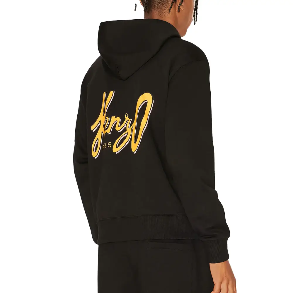 Kenzo Archive Logo Sweatshirt Hoodie Black – voilà.id