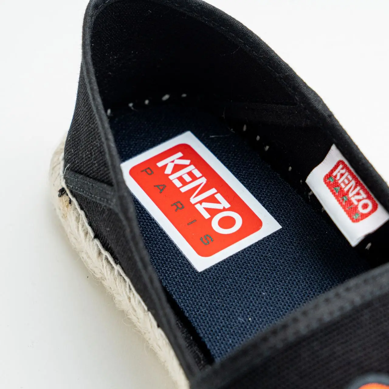 Kenzo Boke Flower Canvas Espadrilles Black Women – voilà.id