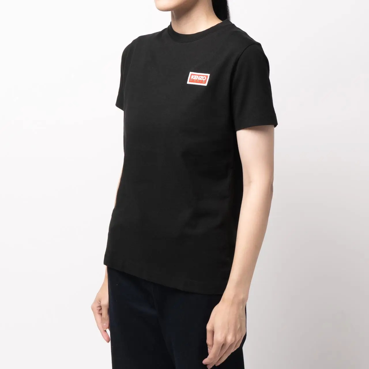 Tシャツ・カットソー KENZO Woman T-Shirt Black FF62TS3564SG 99J kenzo t-shirt womangots kenzo x verdy collection classic t