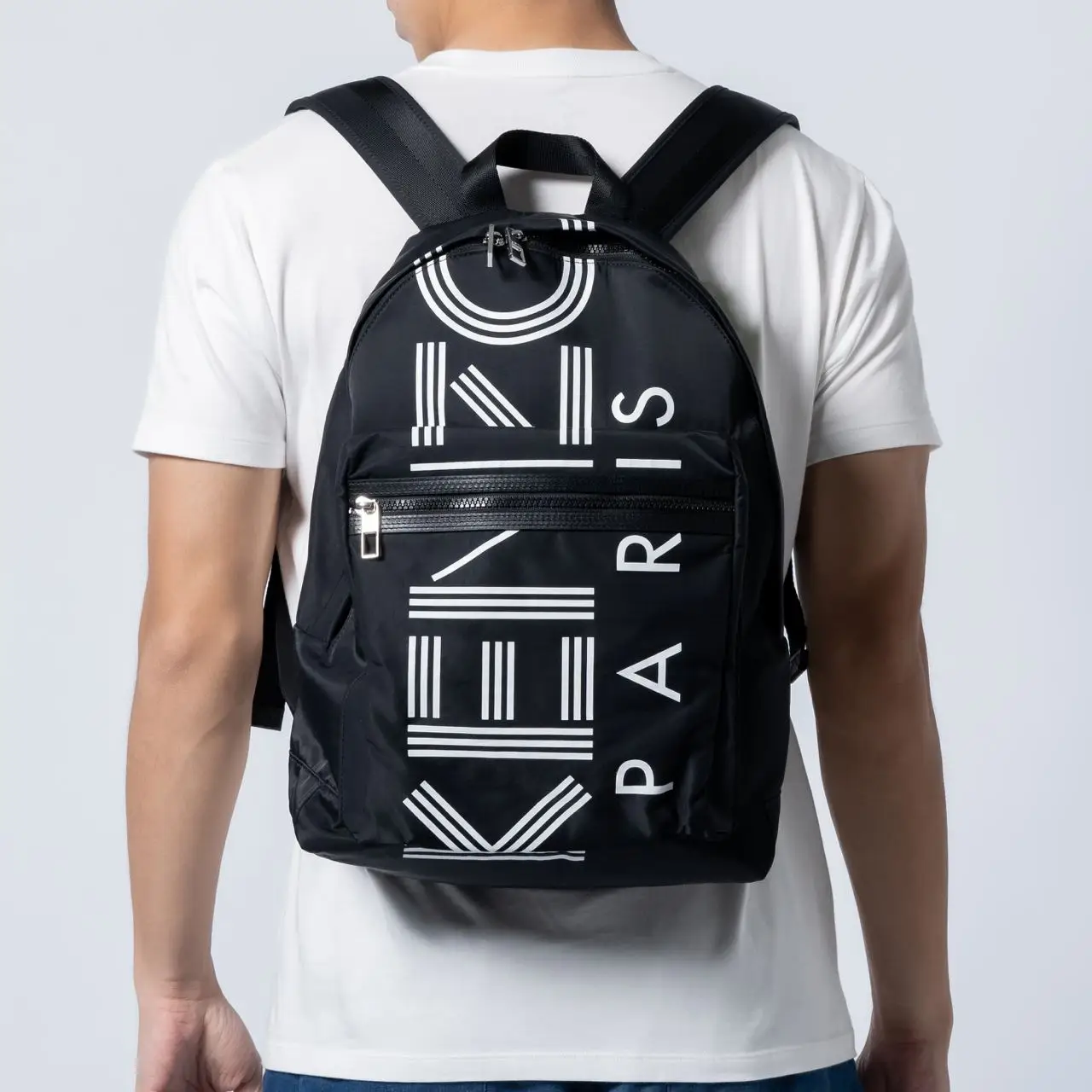 Kenzo nylon buy logo backpack