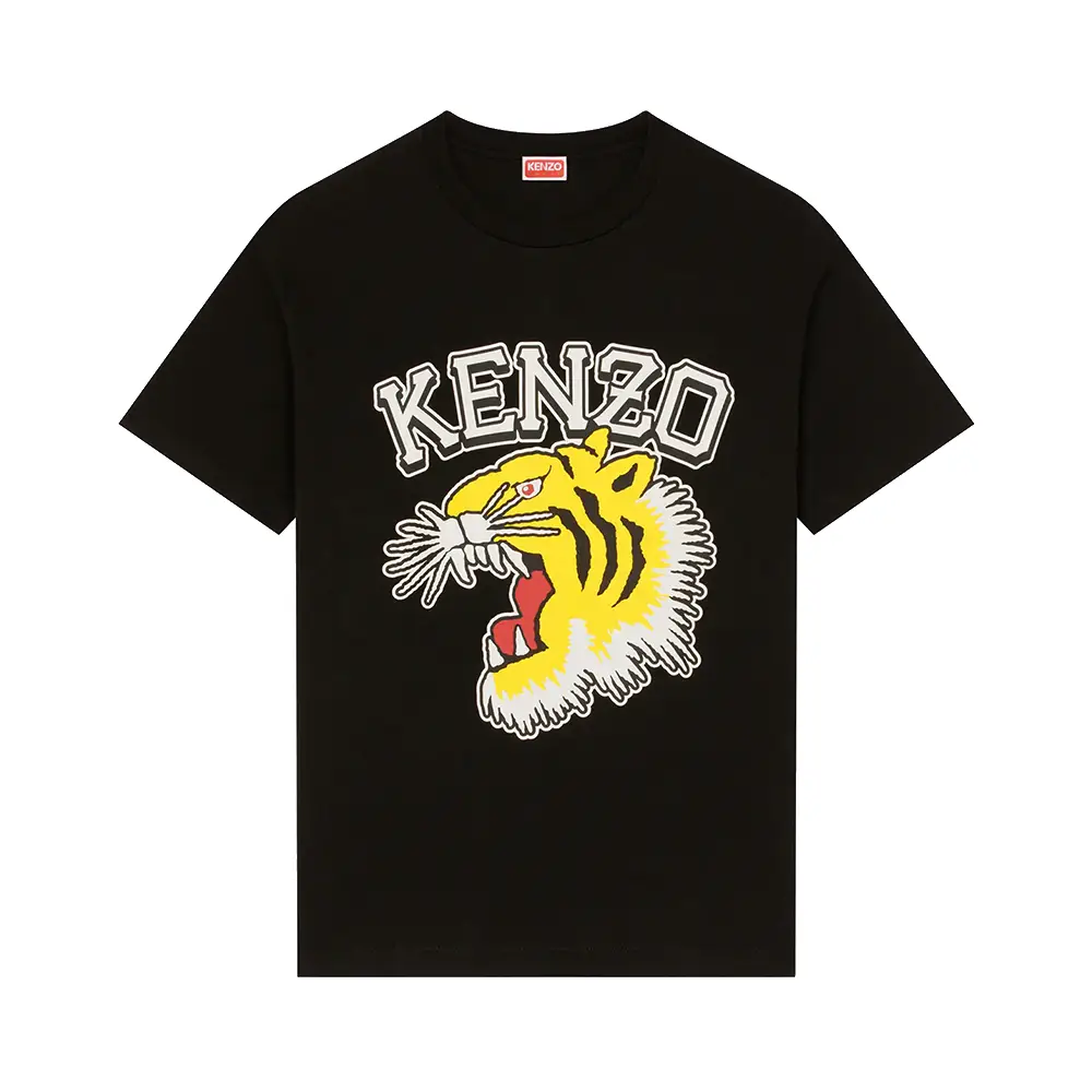【KENZO】TIGER PIXEL LOGO SLEEVE T SHIRT ケンゾー Kenzo Pixel Logo Tiger T-Shirt Black – voilà.id