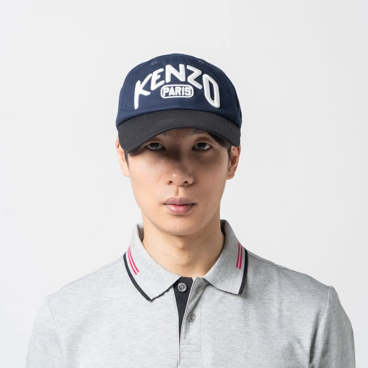 Kenzo Paris Baseball Cap with Long Visor Navy Blue – voilà.id