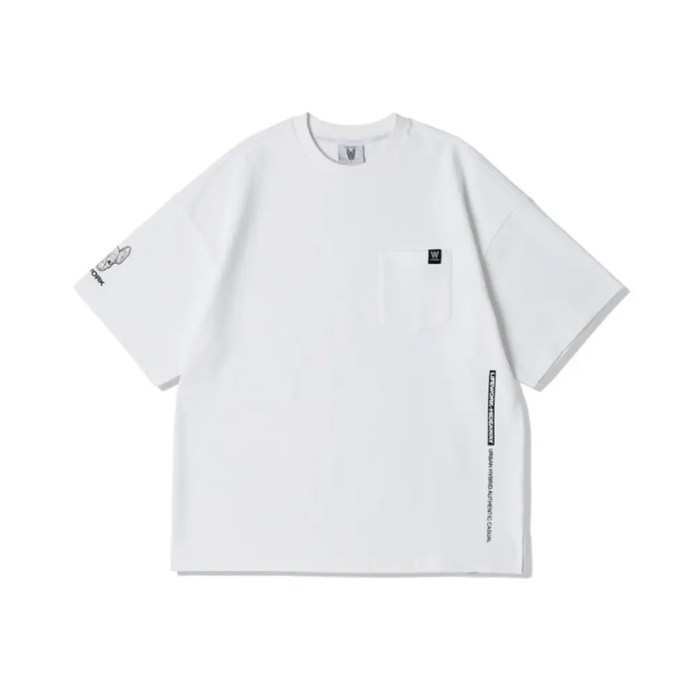 ★Marithe + Francois Girbaud★ POCKET LOGO TEE white MFG45UT POCKET LOGO TEE white - MARITHÉ+FRANҪOIS GIRBAUD