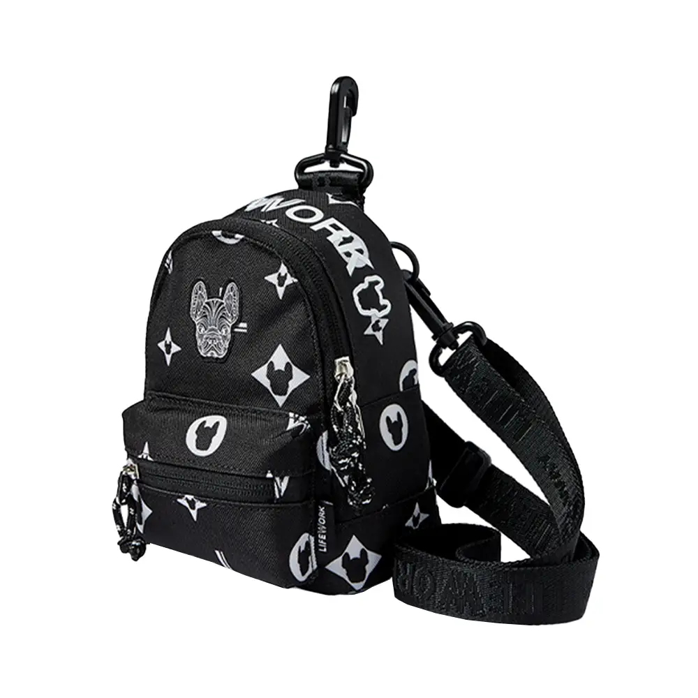 Lifework Radog Mini Backpack Pattern Black – voilà.id