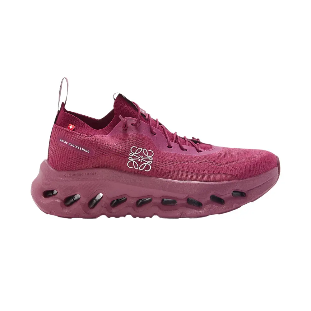 On Cloudtilt ユニセックス レッド 24cm Loewe x ON Cloudtilt Polyester Tilt Sneakers Beet Red Women