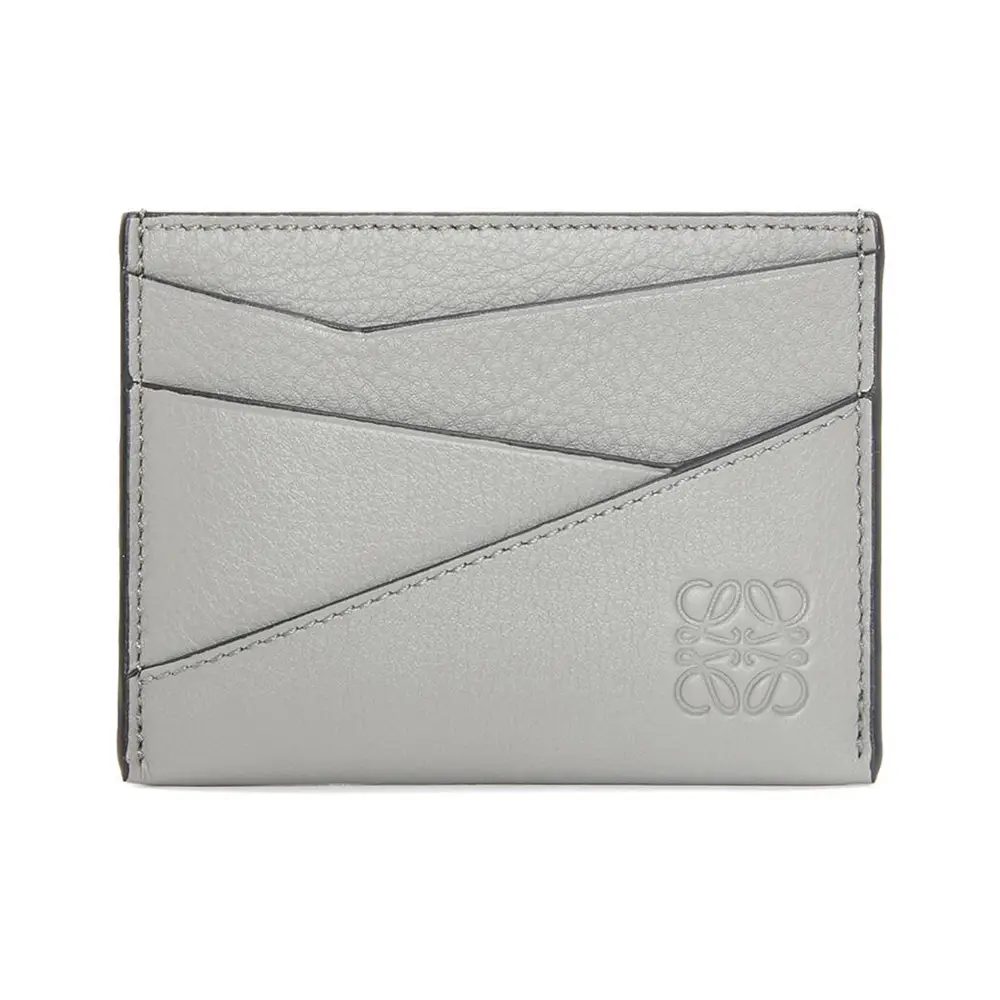 Loewe Puzzle Edge Cardholder Classic Calfskin Asphalt Grey