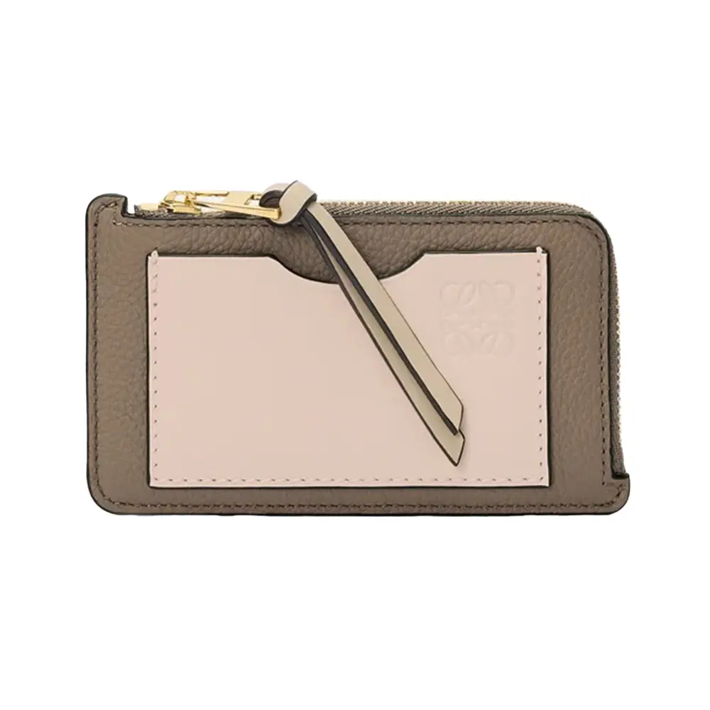 【国内発送】Coin cardholder in soft grained calfskin Coin cardholder in soft grained calfskin Beige - LOEWE