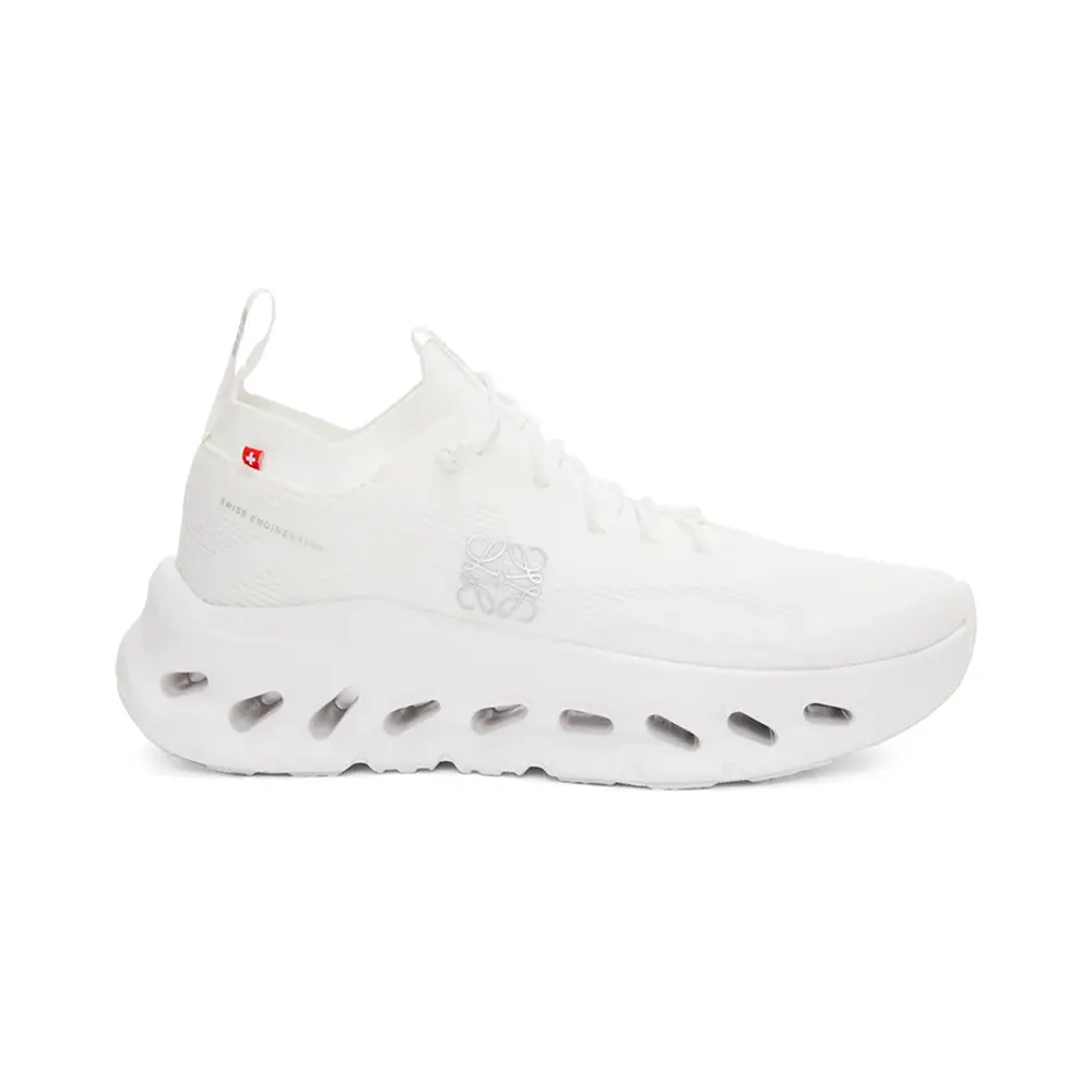 Loewe x ON Cloudtilt Polyester Tilt Sneakers All White Women