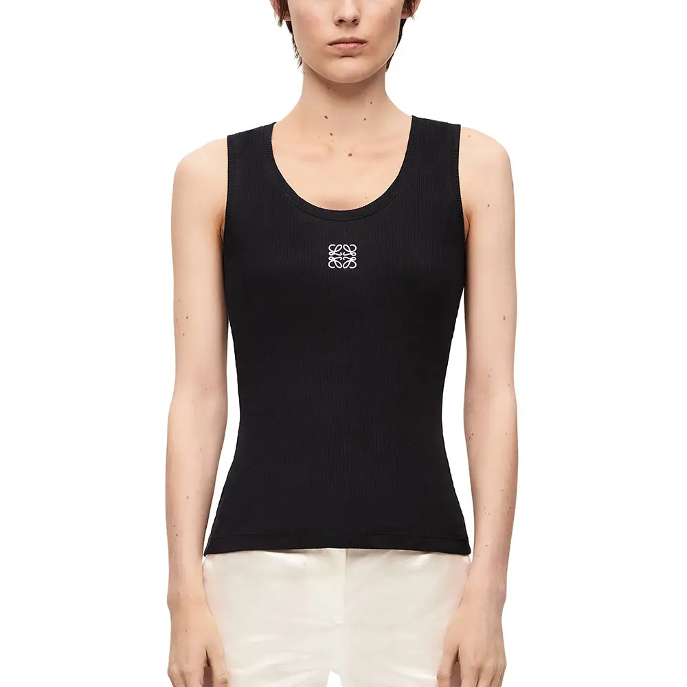 トップス loewe 24ss anagram tanktop Anagram tank top in brown - Loewe | Mytheresa