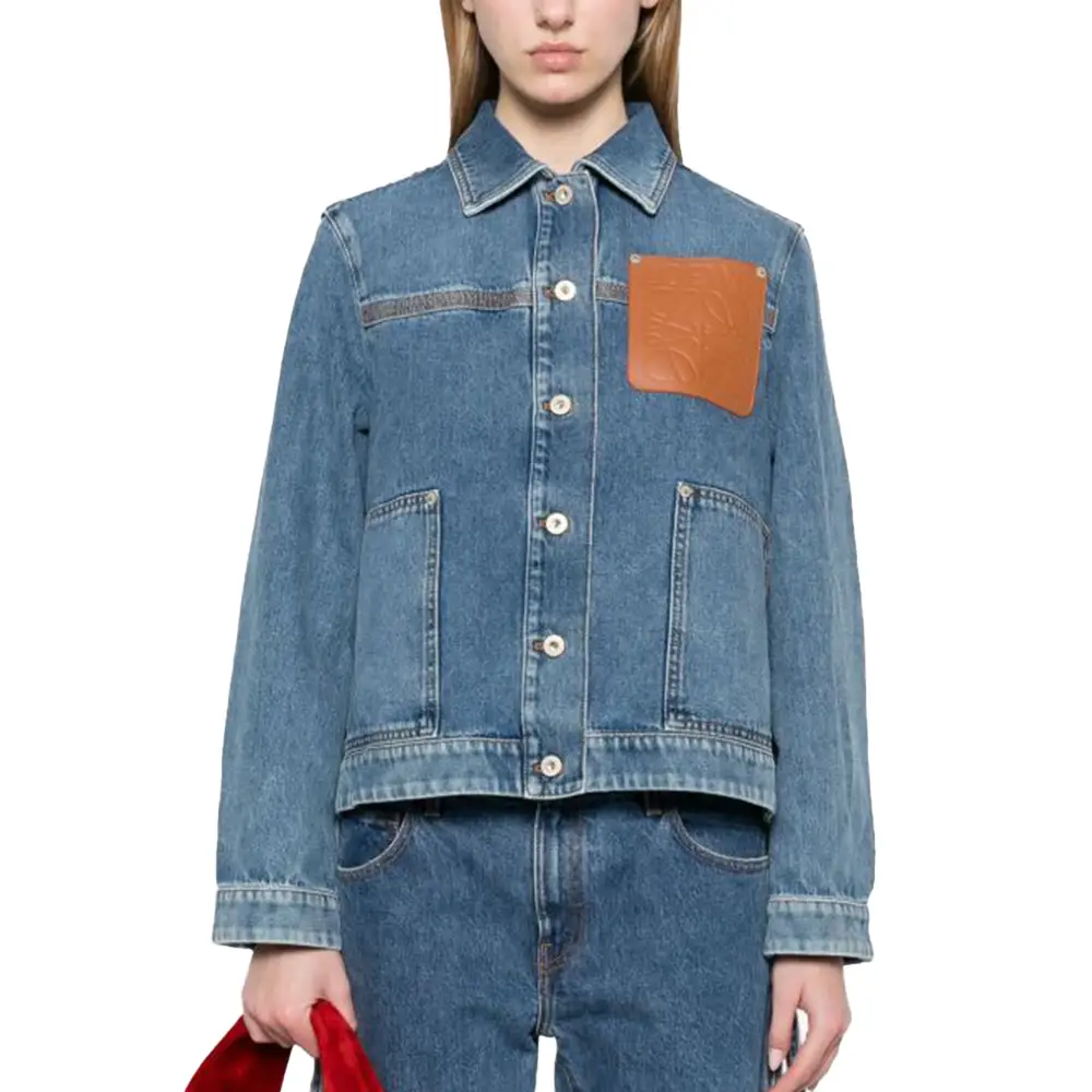 【LOEWE】 Workwear denim jacket Loewe - Workwear Denim Jacket | HBX - Globally Curated