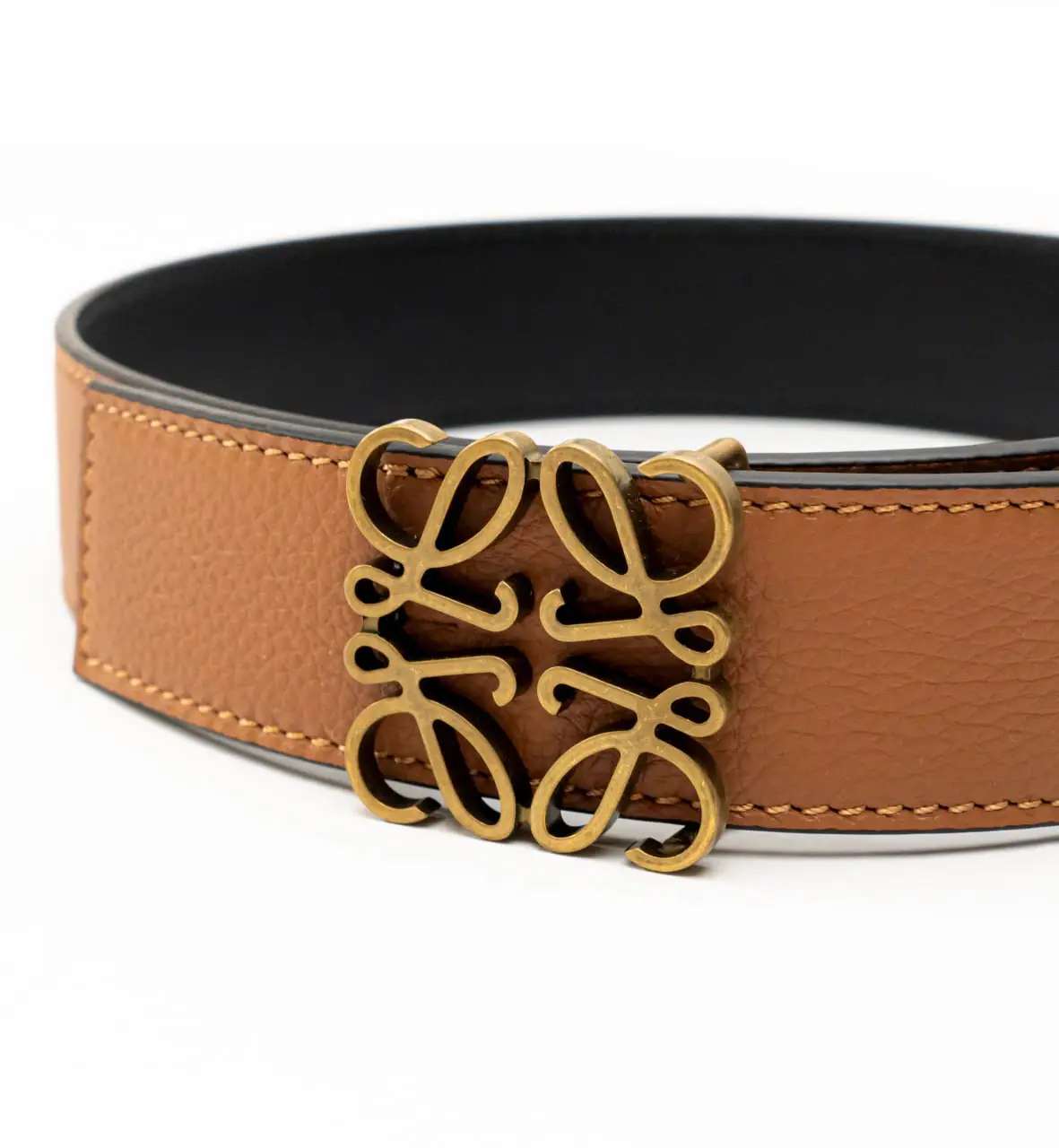 ベルト LOEWE CARAMEL LEATHER BELT Loewe Camel Belt - size 85 ○ Labellov ○ Buy and Sell