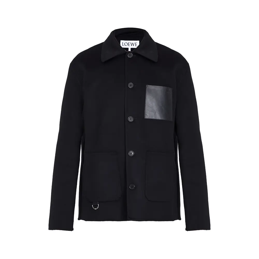 Loewe Anagram Workwear Jacket Black Men – voilà.id
