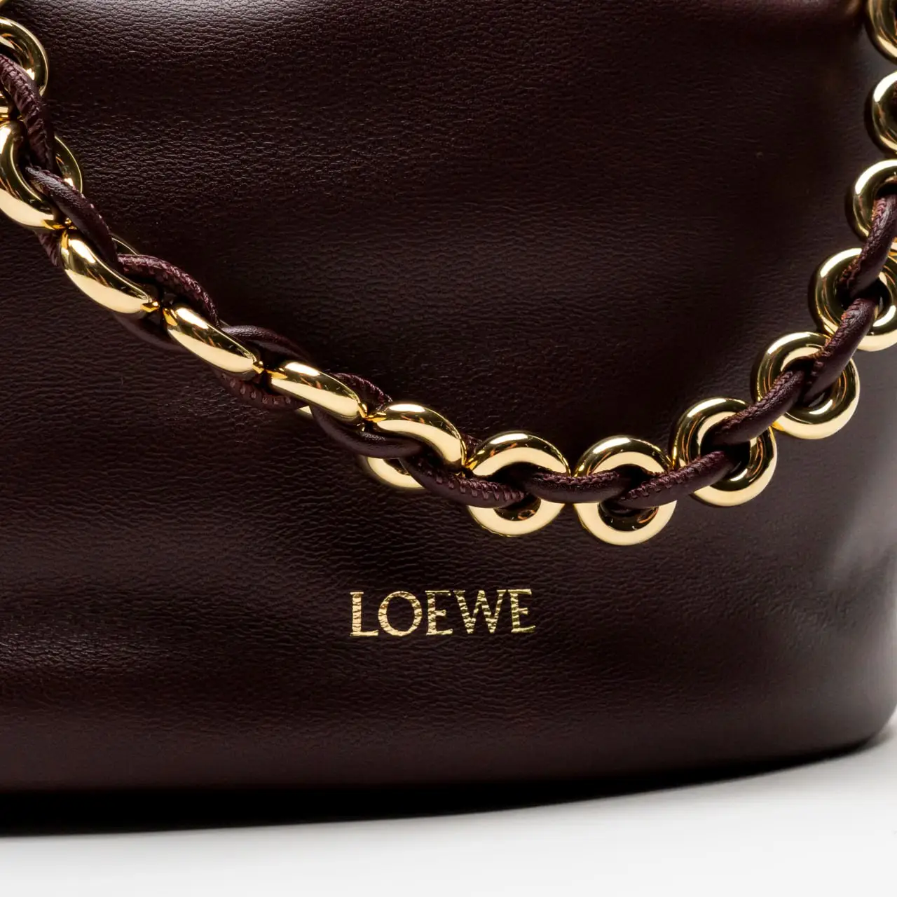バッグ・カバンその他 Loewe Flamenco Purse Bucket Bag Dark Burgundy Loewe Flamenco Purse Bucket Bag in Mellow Nappa Lambskin