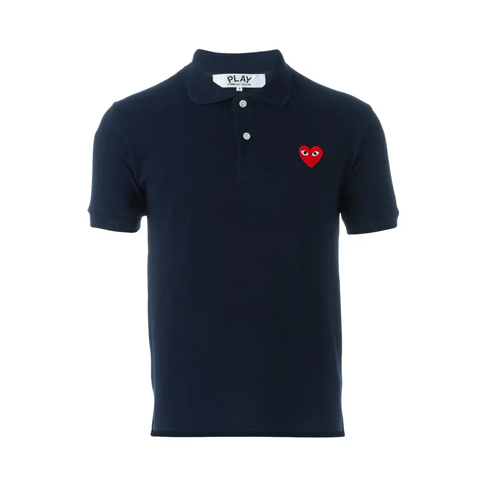 Cdg polo black best sale