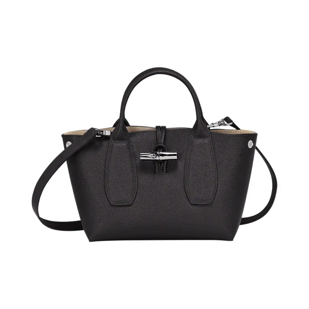 Longchamp leather top handle convertible satchel sale