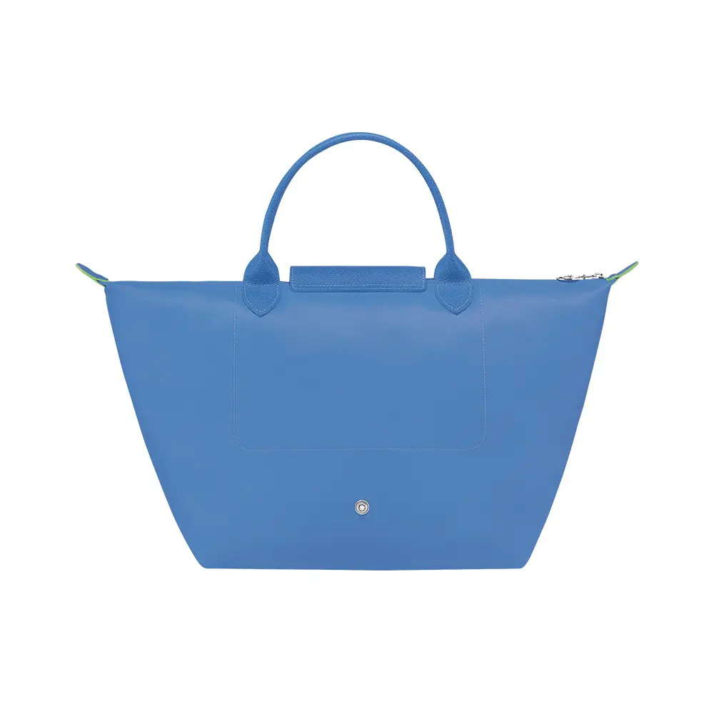 【LONGCHAMP】Le Pliage Green Handle Pouch Cornflower Le Pliage Green Pouch with handle Cornflower - Eve dot Deals