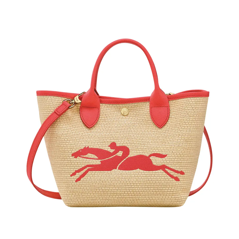 トートバッグ Longchamp Le Panier Pliage Extra Small Basket Longchamp Le Panier Pliage Small Basket Bag Strawberry