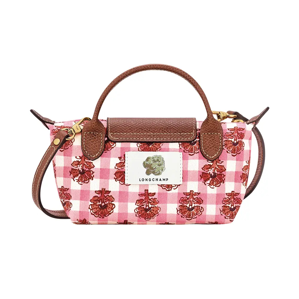 Longchamp Le Pliage Collection Check and Artichoke Pattern Extra