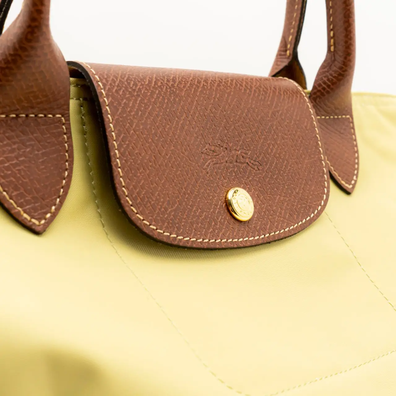 Longchamp Le Pliage Original Medium Top Handle Bag Pistachio