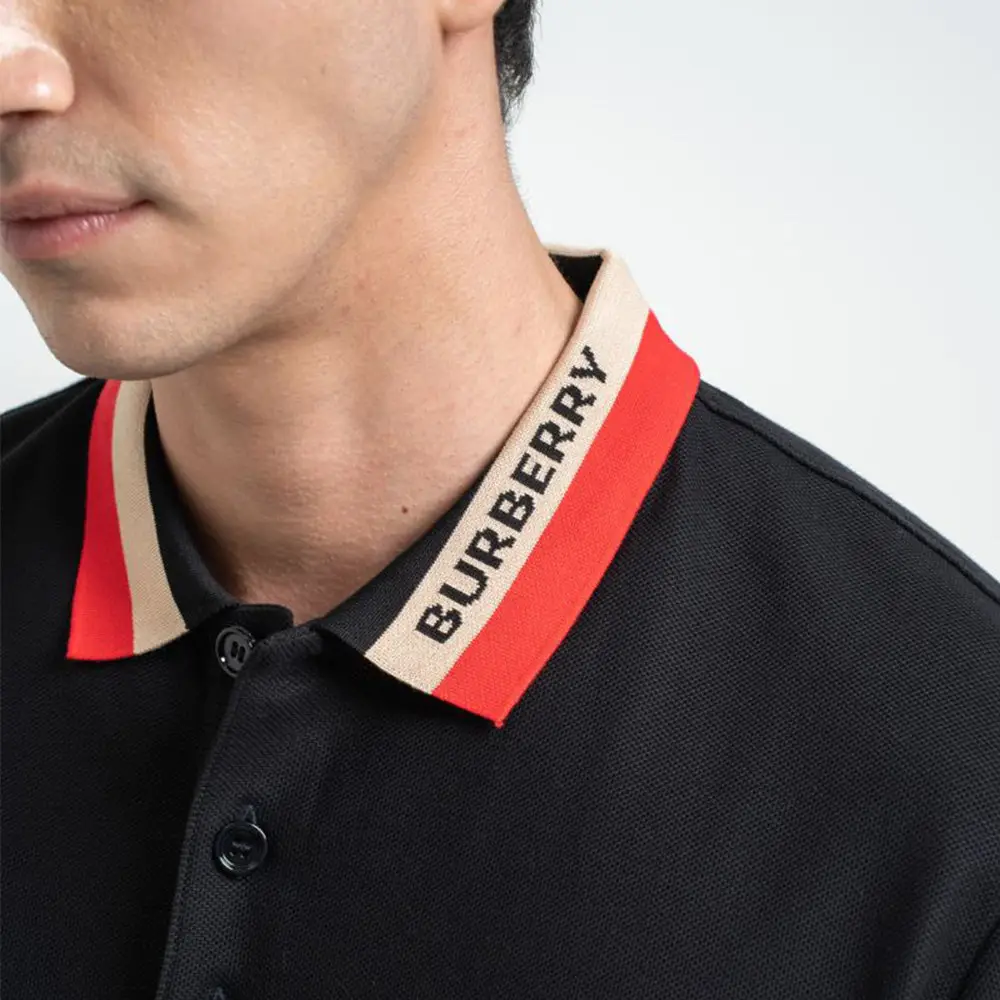 Burberry polo logo deals