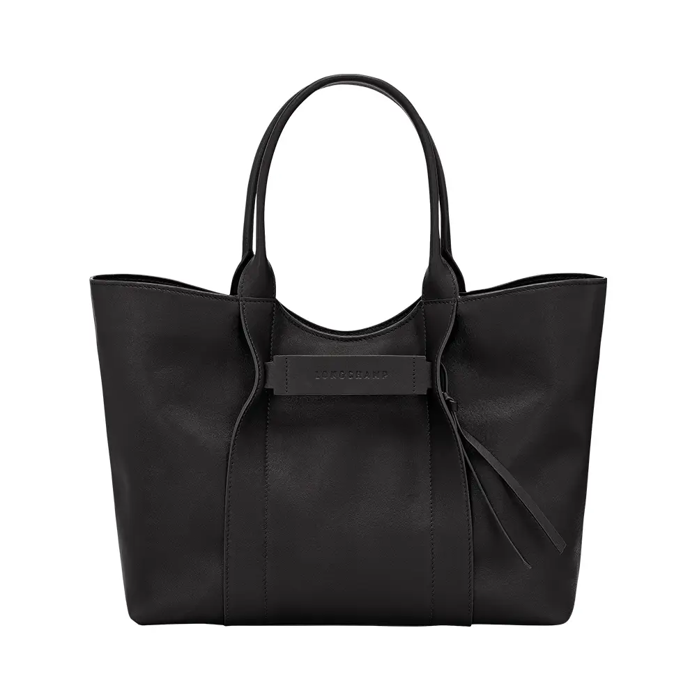 Longchamp 3D Shoulder Bag Leather Black – voilà.id