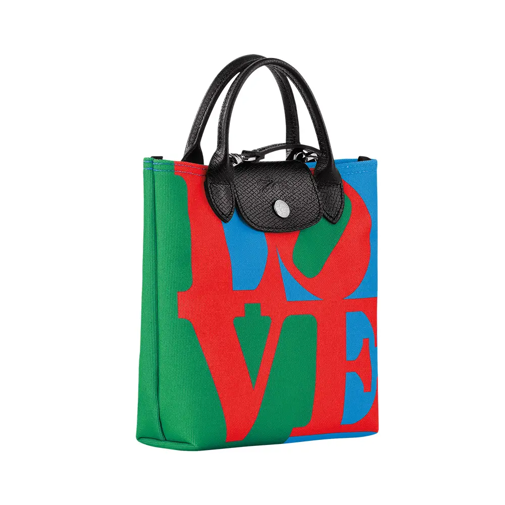 数量限定*LONGCHAMP×ROBERT INDIANA♡手提げ バッグ XS Longchamp x Robert Indiana XS Leather Crossbody | Bloomingdale's