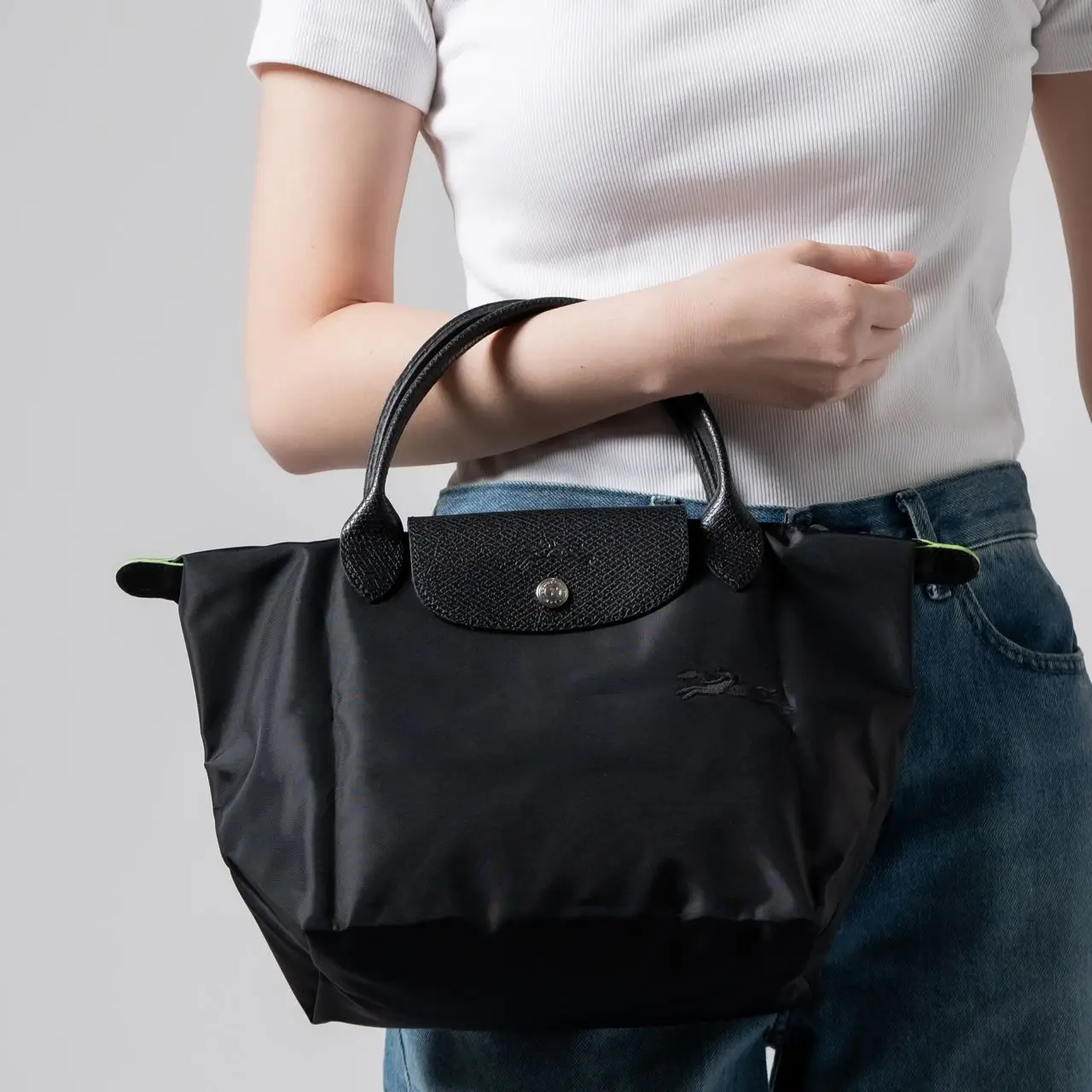 Longchamp le pliage black small best sale