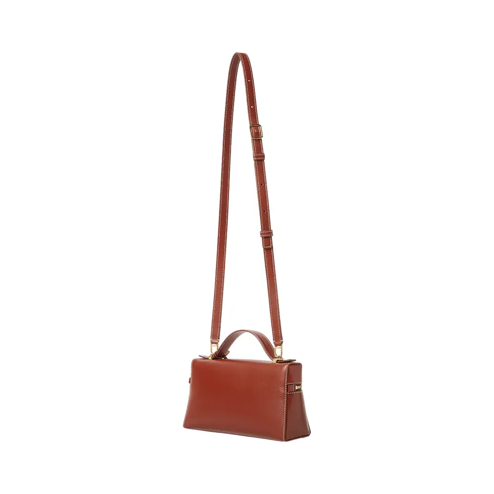 Loro Piana☆美品☆ Loom bag L32 Grained Calfskin Light Travertine/Sun Gold | Tote