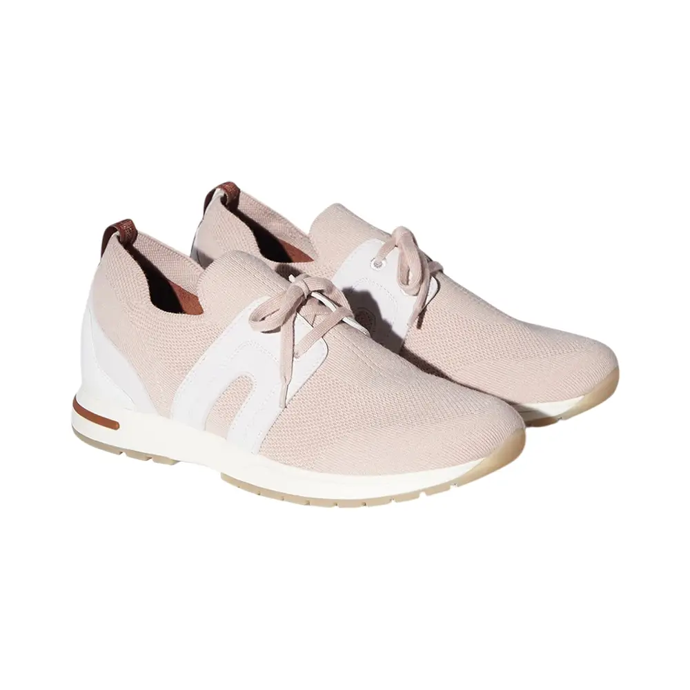 Loro Piana 360 Flexy Walk Knitted Wish® Wool Sneakers Pink