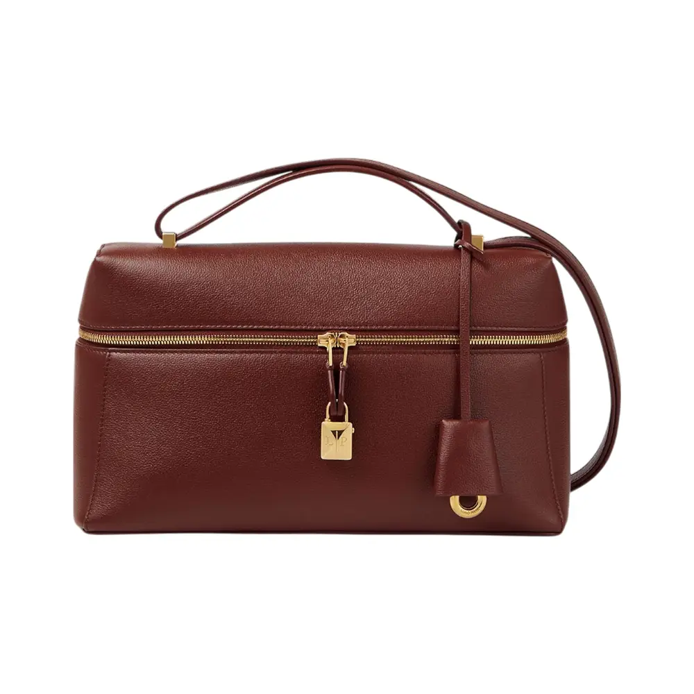 Loro Piana☆新品タグ付き☆本日売り切りSale！ Loro Piana L27 Pochette Extra Pocket Calfskin Azuki Beans