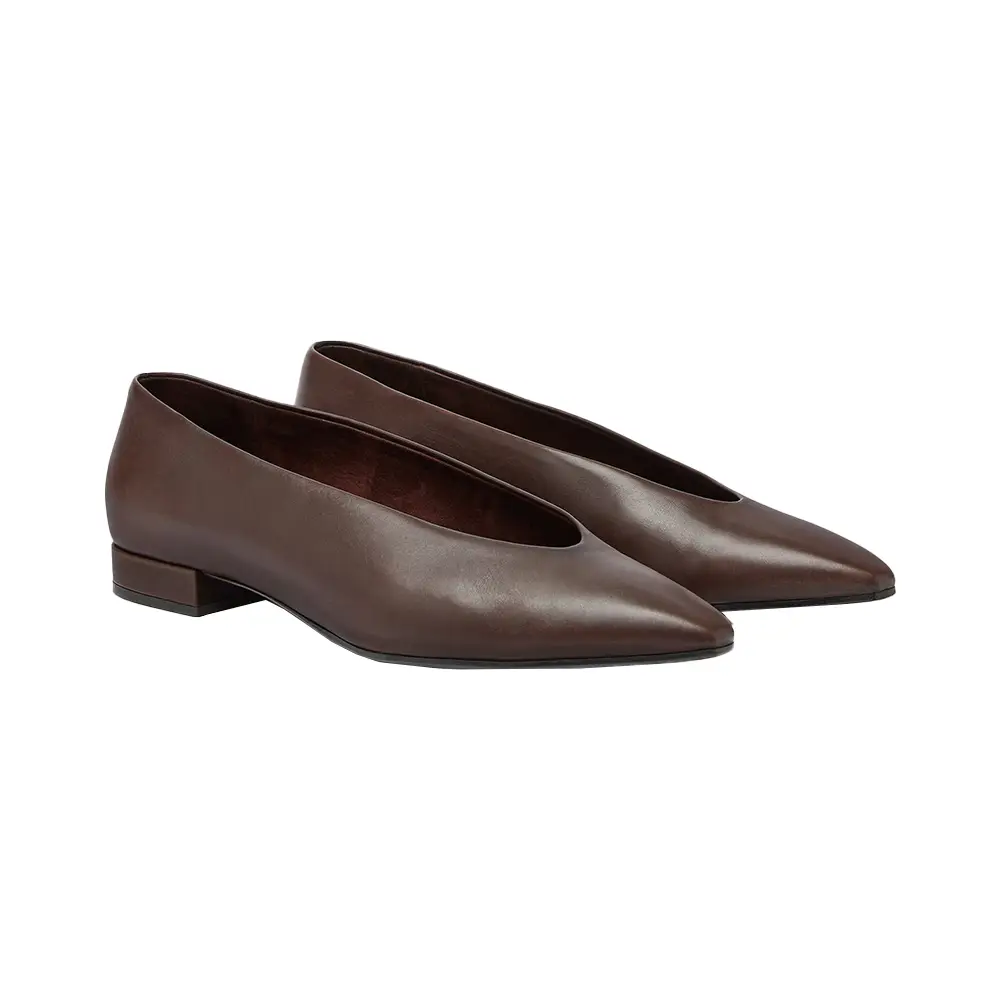Loro Piana Rebecca Calfskin Ballerinas Fireplace – voilà.id