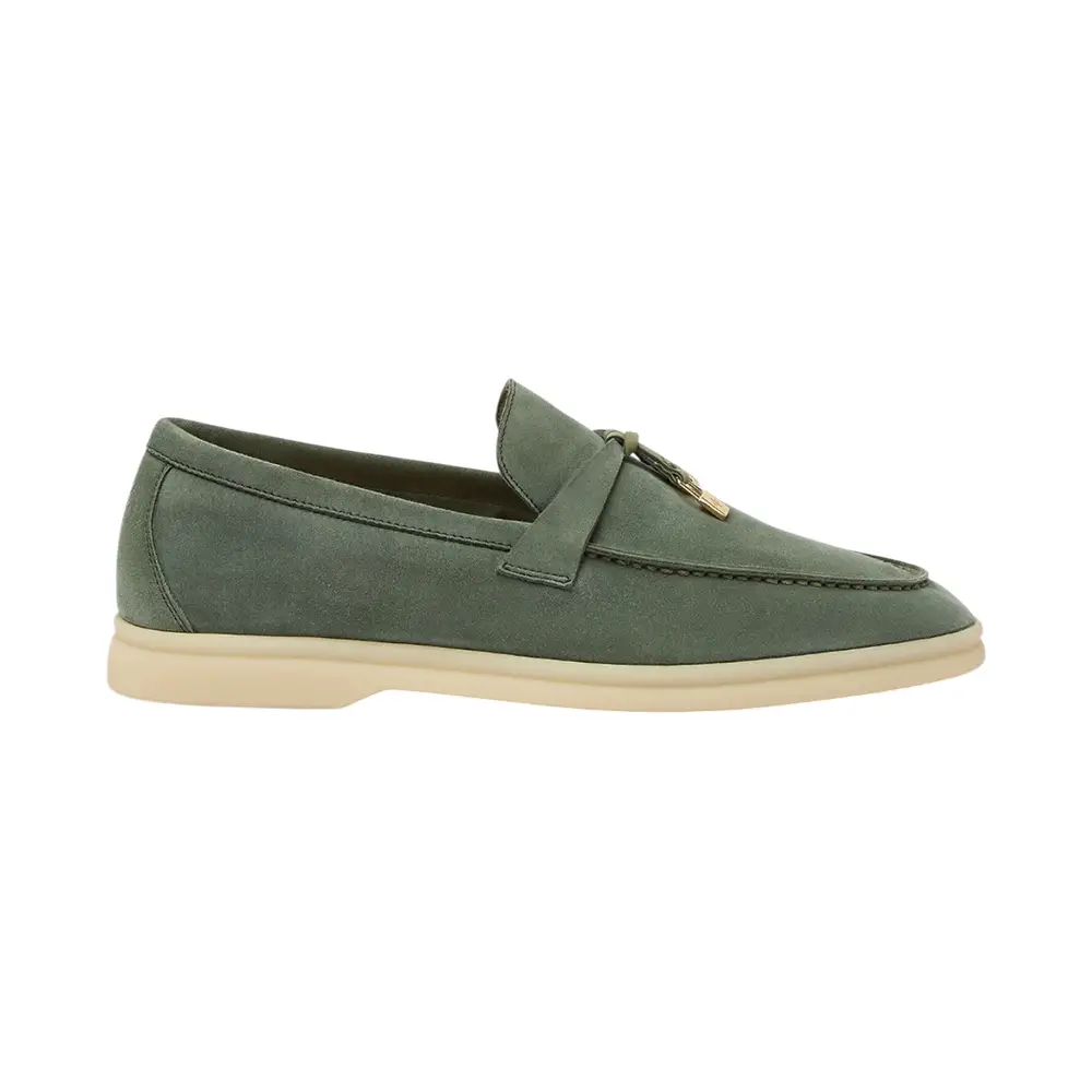 靴 Loro Piana Summer Charms Walk Shoes Woman White Sole | Loro Piana
