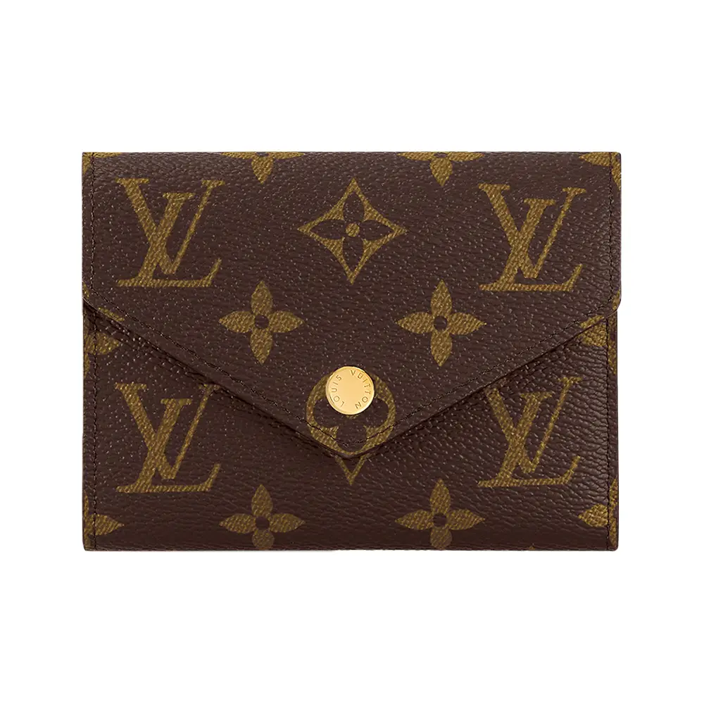 Louis Vuitton Victorine Tri-Fold Wallet Monogram Brown – voilà.id