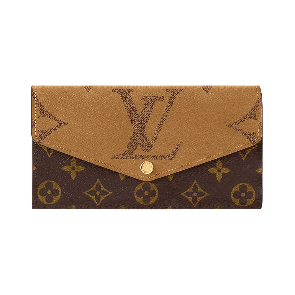 Louis Vuitton Sarah popular Crossbody Long Wallet monogram