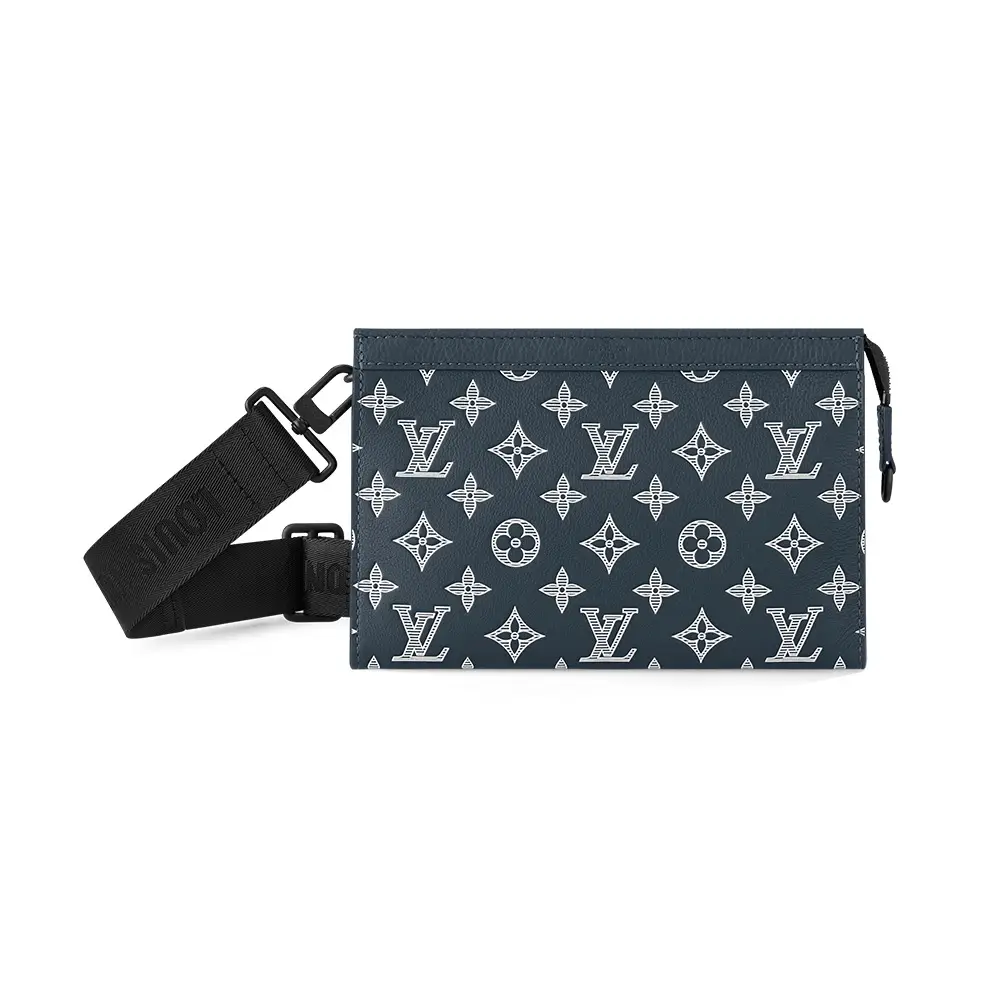 Louis Vuitton Chess Messenger Damier Pop Blue – voilà.id