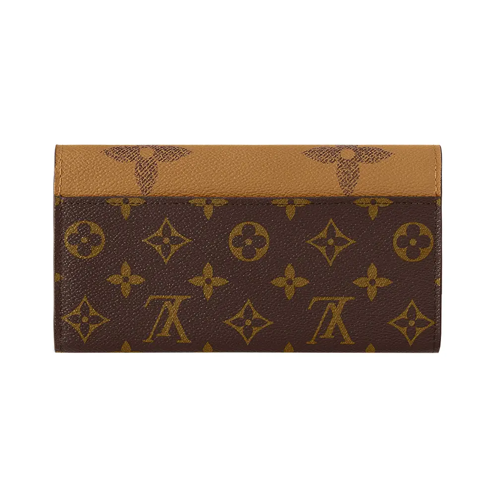 ◆Louis Vuitton 最新作◆Sarah スモール ウォレット/Brown◆ Louis Vuitton Monogram Sarah Flap Wallet Brown