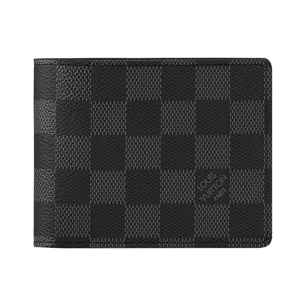 Louis Vuitton Multiple Bi-Fold Damier Graphite Wallet Black – voilà.id